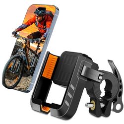 Zivacate Soporte Móvil Bicicleta, 360° Rotación Desmontable Soporte Movil Moto, Soporte Movil Bici Compatible con iPhone 13 15 14 Pro MAX Plus, Samsung (MAX), Teléfono Móvil 4.7'' a 7.2''