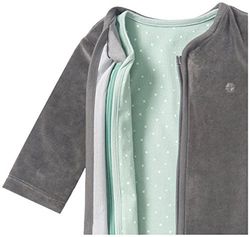 Noppies Baby Unisex U Sleepingbag Set Nanno Slaapzak, Grijs (Dark Grey C244), 80, grijs (dark grey C244), 80 cm
