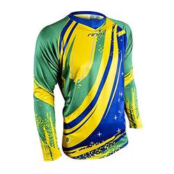 Rinat Flags Jersey da Portiere, Unisex Adulto, Unisex Adulto, Flags, Giallo/Verde/Blu