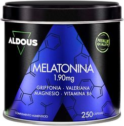 Melatonine 1,9 mg - 250 Gélules - 250 Nuits - 5HTP, Magnésium, Valériane, Vitamine B6 - Endormissement, Sommeil, Mieux Dormir - Insomnie - Sans édulcorants ni OGM, sans plastique - Fabriqué dans l'UE