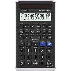 Casio Calculatrice Scolaire FX-82SOLARII - Noir - Affichage (Chiffres) : 12 - Alimentation Solaire (l x H x P) : 71 x 10 x 134 mm