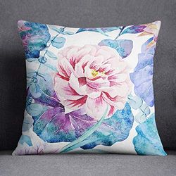 Bonamaison Housses de Coussin, Polyester, Multicolore, 45x45