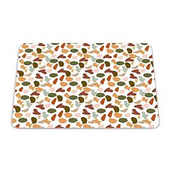 Bonamaison, Tappetino per mouse rettangolare con stampa digitale, fondo antiscivolo, 22 x 18 cm
