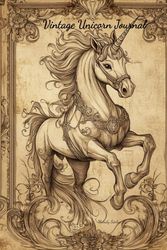 Vintage Unicorn Journal