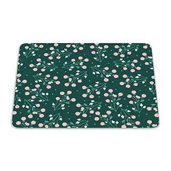 Bonamaison, Tapis de Souris Rectangle Imprimé Numériquement, Fond Antidérapant, pour Bureau et Maison, Taille: 22x18cm