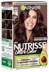 Garnier nutrisse Creme Coloration extra tiramisu castanho 4,15, cor de cabelo permanente de cabelo (com 3 óleos de Nährenden) – 1 peça