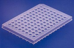 ABgene AB-0900 Plaque PCR à Demi Jupe Sécable, Colour Naturel, Lot de 25
