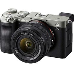 Sony Alpha 7 C - Fotocamera Digitale Mirrorless Full-frame, compatta e leggera, a obiettivi intercambiabili + SEL2860 Obiettivo con Zoom 28-60mm F4-5.6 (Argento)