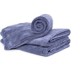 cosey - Toalla de Microfibra esponjosa, Paquete de 3 Talla S 40 x 60 cm, Gris