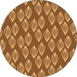 Bonateks, Round Digital Printed Mouse Pad, Non-Slip Base, for Office and Home, Diameter:22cm