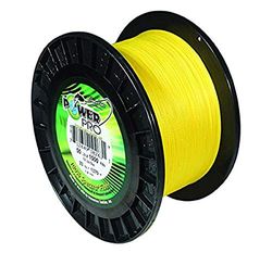 Power Pro 21100400100Y gevlochten spectra vezel vislijn, 40 lbs/100 yd, Hi-Vis geel