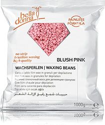 Bella Donna Perle di cera "Blush Pink" per depilazione senza strisce, zero fastidio, 1000 g, formula flessibile e cremosa