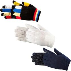 PFIFF 011278 Luvas de equitação para crianças, tamanho único, cor azul