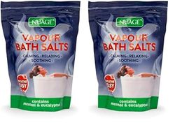 Nuage Decongestant Vapour Bath Salts for Easy Breathing, 450 G (Pack of 2)