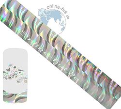 Överföringsfolie silver-Welle-iriserande