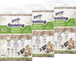 Bunny Nature Bedding Linum 35 l als bundel van 3 (totaal 105 l)