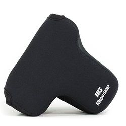 MegaGear Capa de neoprene para câmara com mosquetão para câmara digital Fujifilm X-Pro2, com lente de 18-55 mm, preta