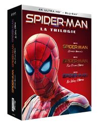 Spider-Man : Homecoming + Far From Home + No Way Home [4K Ultra HD + Blu-Ray]