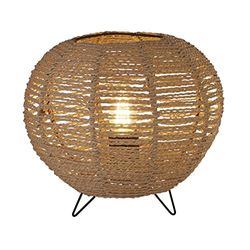 Lighting Collection Natural Woven Table LAMP