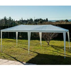 Carpa de Fiesta 3 x 6 m Blanca WERKA PRO