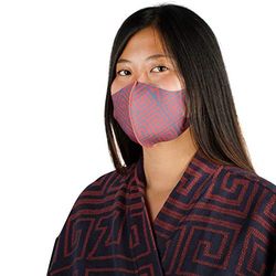 zoeppritz since 1828' Mask, Polyester, Brick, One Size