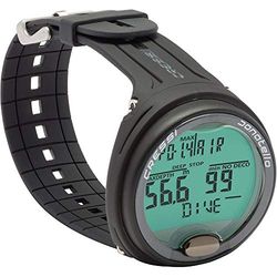 Cressi Donatello Diving Computer Ordenador Profesional Muñeca para Buceo y Apnea, Unisex-Adult, Negro/Plata, Un tamaño