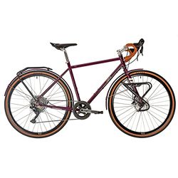 Cooper CR-7E (e-cykel med 7-växlad mikroshift-växel, Brooks-sadel, Zehus Bike Gen2 bakmotor, rekuperation, ramhöjd 57 cm) färg: Lila