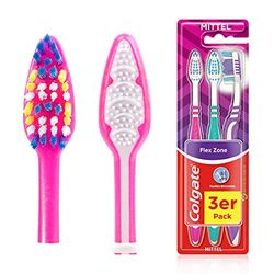 Colgate Brosse à dents Flex Zone 2 + 1 Medium 50 g CN07299A