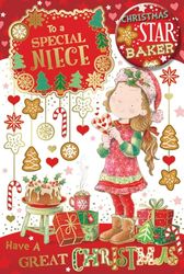 "Express Yourself" Christmas Card Love for Special Niece – Christmas theme beautiful decoration and have a great Christmas.