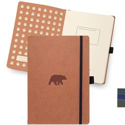 Dingbats* - Wildlife Squared Extra Large A4 Notebook - PU Leather Hardcover Journal for Work, Writing - Pocket, Elastic Closure, Pen Holder, Bookmark