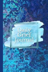 Daily Grief Journal For Teenage Girls For Loss Of Dad, Father, Mother, Mom, Brother, Sister, Aunt, Friend, Grandmother: Teens Grief Gift | Grieving ... | Aesthetic Blue Retro Cover | Teen Girl