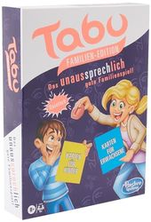 Hasbro TABOO - Tabu Familien-Edition, Brettspiel ab 8 Jahren