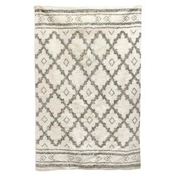 HOME DECO FACTORY TX9038 - Alfombra Mirage, Textil-algodón, Blanco Beige, 170 x 120 x 1 cm