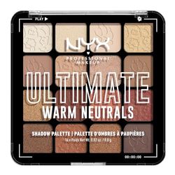 Ögonskugga, NYX Professional Makeup ULTIMATE Shadow Palette – Warm Neutrals, 13,3 g