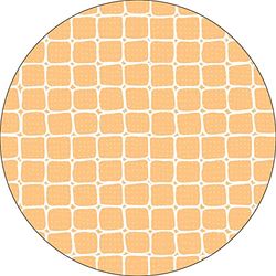 Bonateks, Round Digital Printed Mouse Pad, Non-Slip Base, for Office and Home, Diameter:22cm