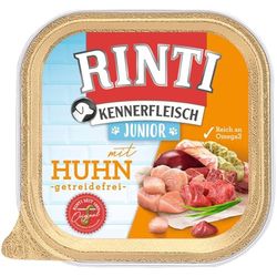 RINTI Kennervlees schaal | Junior met kip | 9 x 300 g