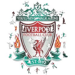 Iconic Puzzles, Liverpool Logo, Prodotto Ufficiale, Puzzle di Legno per Adulti e Bambini, Legno 100% Sostenibile, Taglia S 150 Pezzi