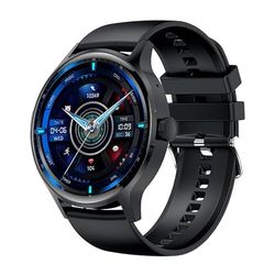 Cool Smartwatch Iris Silicone Nero (Amoled, Chiamate, Salute, Sport), Nero, Grande