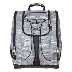 Athalon Sac à Dos et Sac à Dos pour Chaussures de Ski - Snowboard - Tout Peut contenir - (Chaussures de Ski, Casque, Lunettes, Gants)