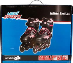 New Sports Inliner Pink, ABEC 7, maat 35-38