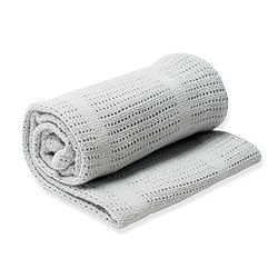 Lulujo 121-010-004 Couverture Tricot de Coton 100 x 80 cm