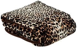 Gözze - Manta macia de alta qualidade, toque caxemira, tecido de alta gramagem 500 g/m², 150 x 200 cm - leopardo