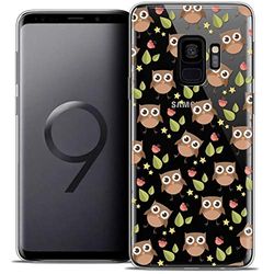 Caseink fodral för Samsung Galaxy S9 (5.8) fodral [kristallgel HD sommarkollektion design uggla - mjuk - ultratunn - tryckt i Frankrike]