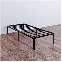 Dreamzie Metalen Onderstel voor Bed - Voor Matras 90x200 cm - Voor Tweepersoonsbedden of Matrassen - Stevige, eenvoudige montage, grote opbergruimte - Zwart Bedframe