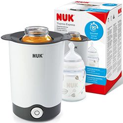 Aquecedor Thermo Express para biberões | aquece líquidos e alimentos macios cuidadosamente em 90 segundos | Desligamento automático|Cesto elevado para facilitar a remoção| Tomada de 2 estacas (Europa)