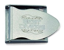 Best Divers FI0102/25 bältesspänne rostfritt stål unisex – vuxna, grå, en storlek