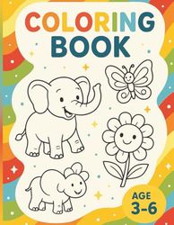 Kids Coloring Book: Age 3 - 6