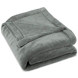 CelinaTex Fluffig gosig filt, XXL, 220 x 240 cm, silvergrå, filt, soffa, varm, filt, mjuk, mikrofiber, fleece, OEKO-TEX Montreal