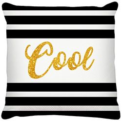 Doge Milano Coussin avec impression numérique, 100% Made in Italy, Coussin de canapé décoratif, amovible et lavable, modèle Jacques, 40x40x5 cm