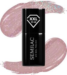 Semilac Vernis à ongles UV Hybrid 320 Shimmer Dust Beige 11 ml